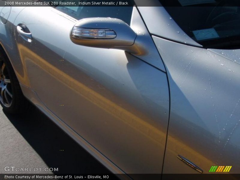 Iridium Silver Metallic / Black 2008 Mercedes-Benz SLK 280 Roadster