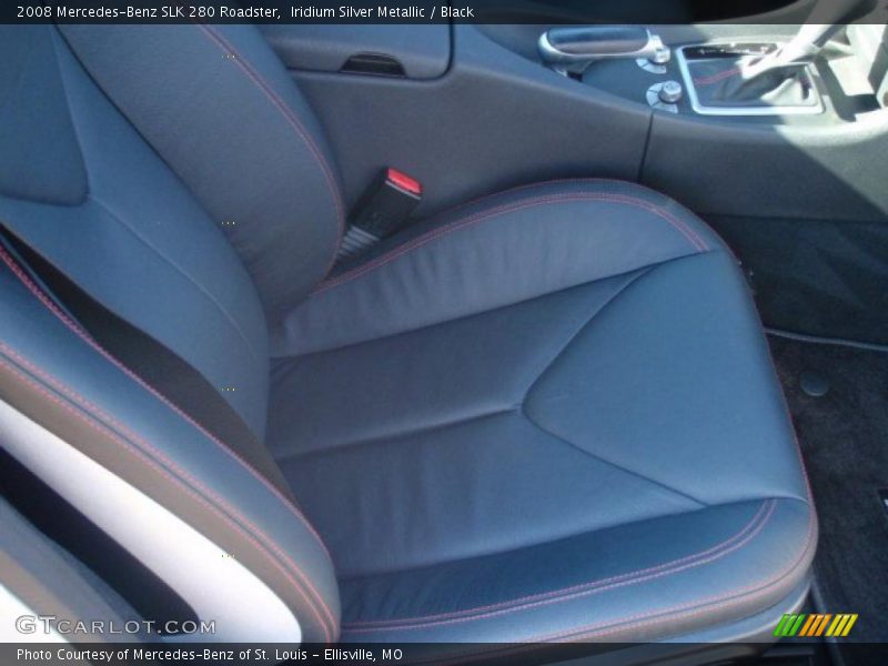 Iridium Silver Metallic / Black 2008 Mercedes-Benz SLK 280 Roadster