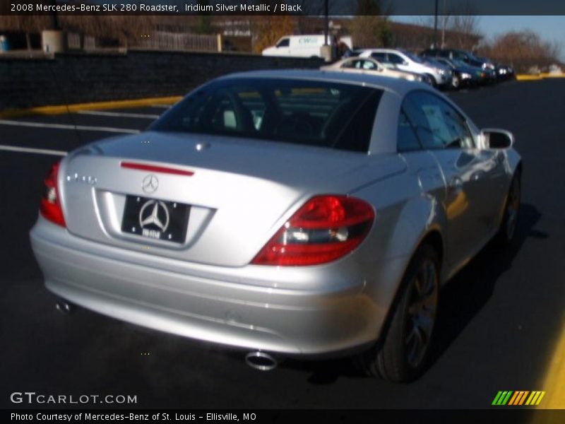 Iridium Silver Metallic / Black 2008 Mercedes-Benz SLK 280 Roadster