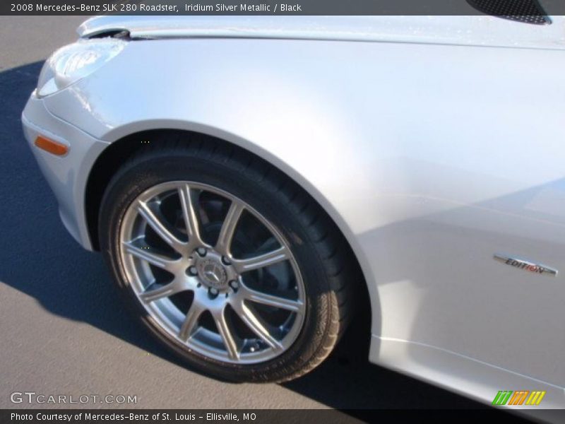 Iridium Silver Metallic / Black 2008 Mercedes-Benz SLK 280 Roadster