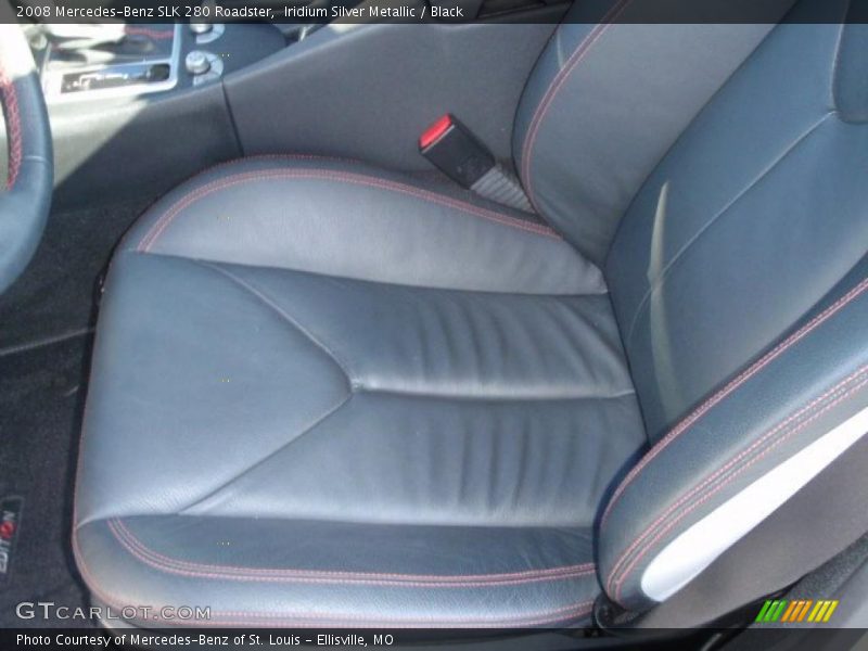 Iridium Silver Metallic / Black 2008 Mercedes-Benz SLK 280 Roadster