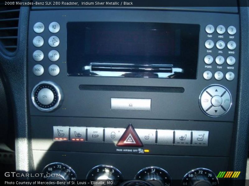 Iridium Silver Metallic / Black 2008 Mercedes-Benz SLK 280 Roadster