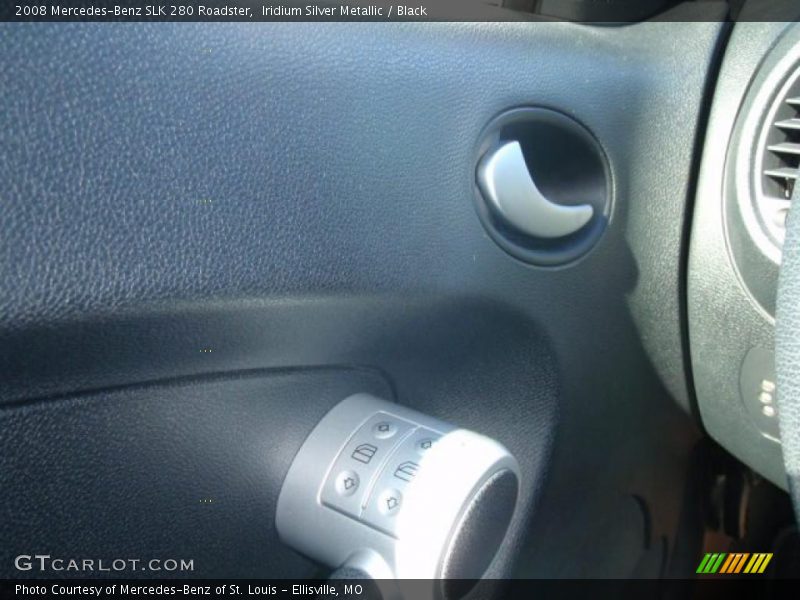 Iridium Silver Metallic / Black 2008 Mercedes-Benz SLK 280 Roadster
