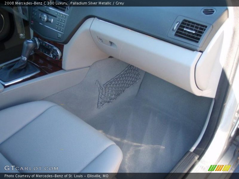 Palladium Silver Metallic / Grey 2008 Mercedes-Benz C 300 Luxury