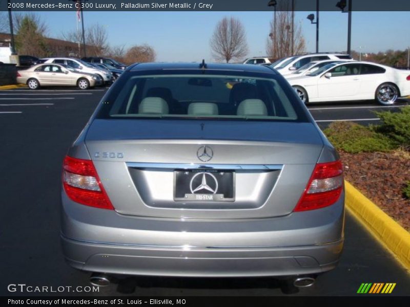 Palladium Silver Metallic / Grey 2008 Mercedes-Benz C 300 Luxury