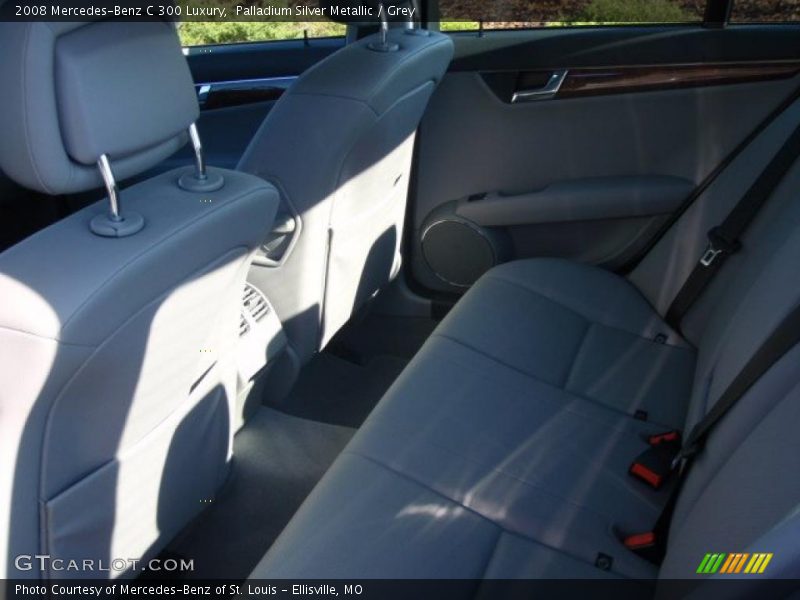 Palladium Silver Metallic / Grey 2008 Mercedes-Benz C 300 Luxury