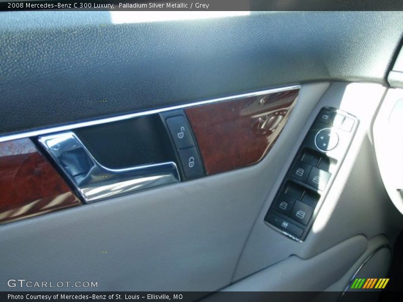 Palladium Silver Metallic / Grey 2008 Mercedes-Benz C 300 Luxury