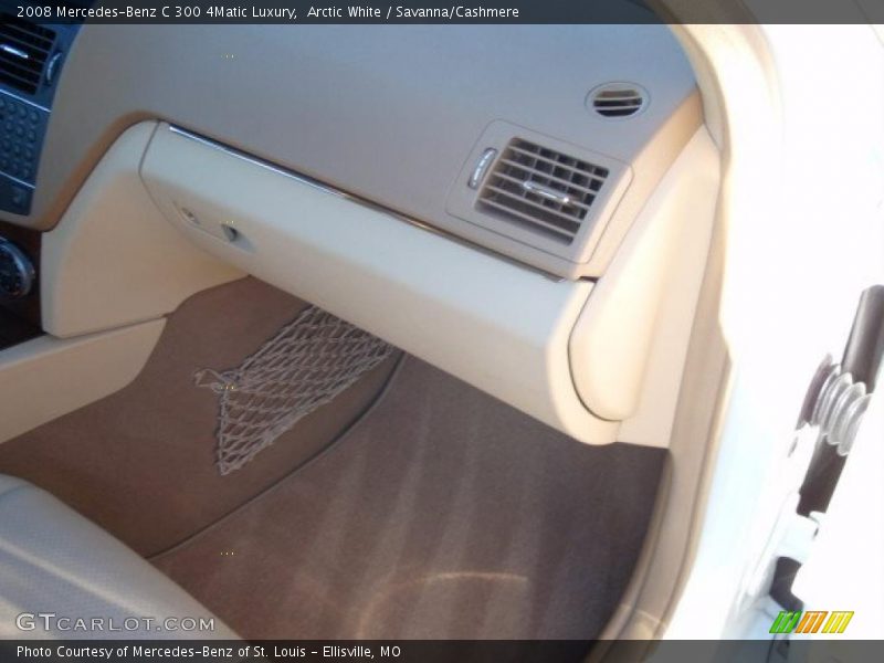 Arctic White / Savanna/Cashmere 2008 Mercedes-Benz C 300 4Matic Luxury
