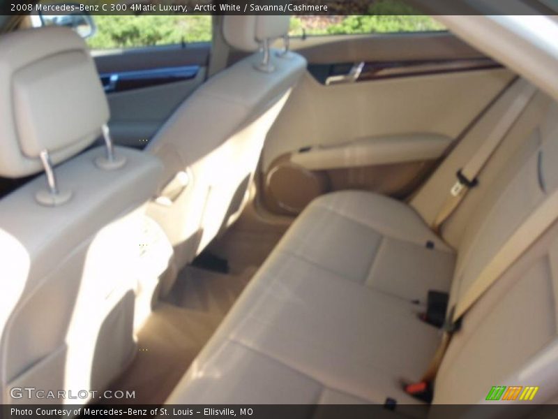 Arctic White / Savanna/Cashmere 2008 Mercedes-Benz C 300 4Matic Luxury