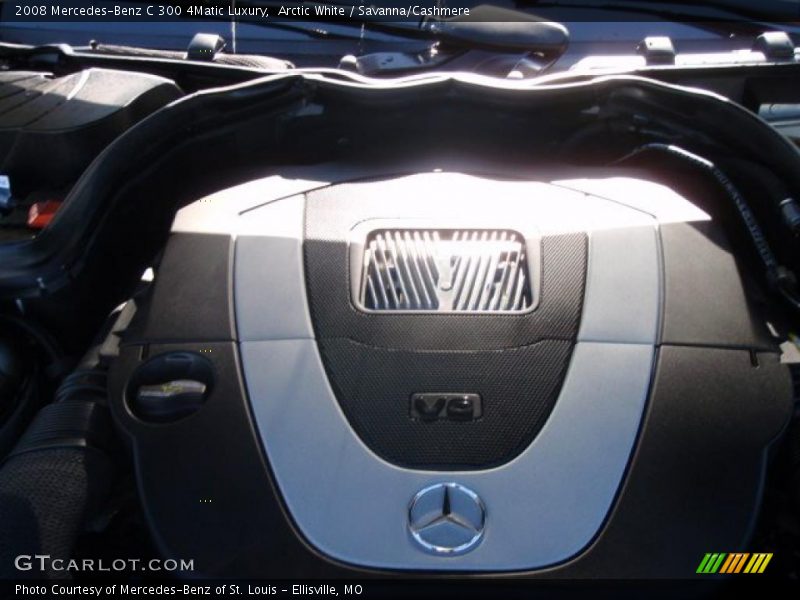 Arctic White / Savanna/Cashmere 2008 Mercedes-Benz C 300 4Matic Luxury