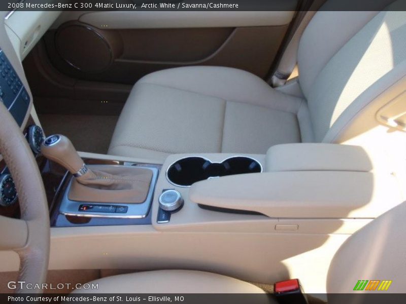 Arctic White / Savanna/Cashmere 2008 Mercedes-Benz C 300 4Matic Luxury