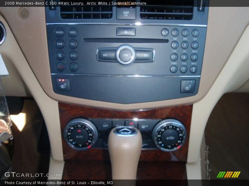 Arctic White / Savanna/Cashmere 2008 Mercedes-Benz C 300 4Matic Luxury
