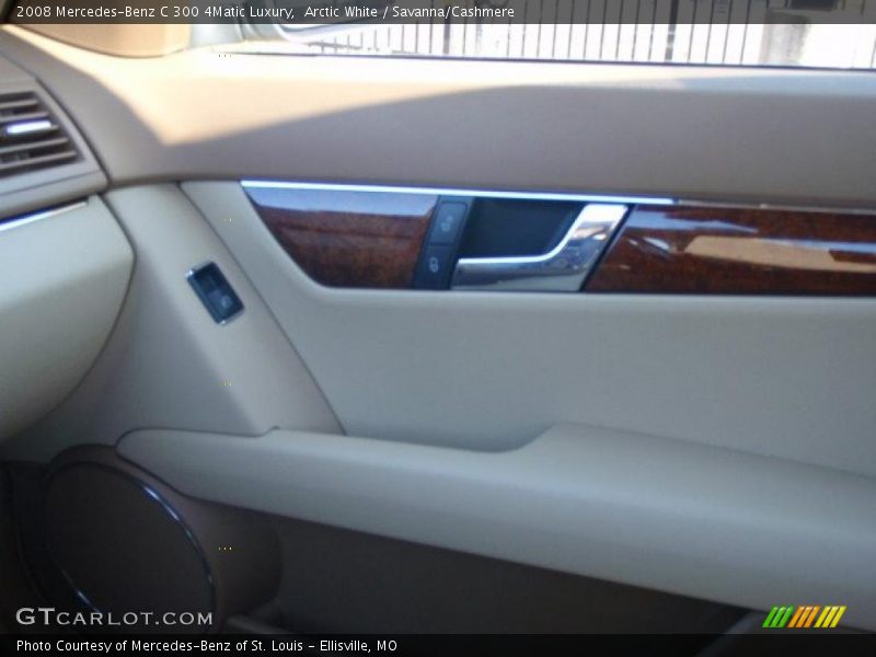 Arctic White / Savanna/Cashmere 2008 Mercedes-Benz C 300 4Matic Luxury