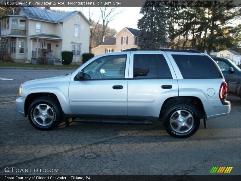 Moondust Metallic / Light Gray 2008 Chevrolet TrailBlazer LS 4x4