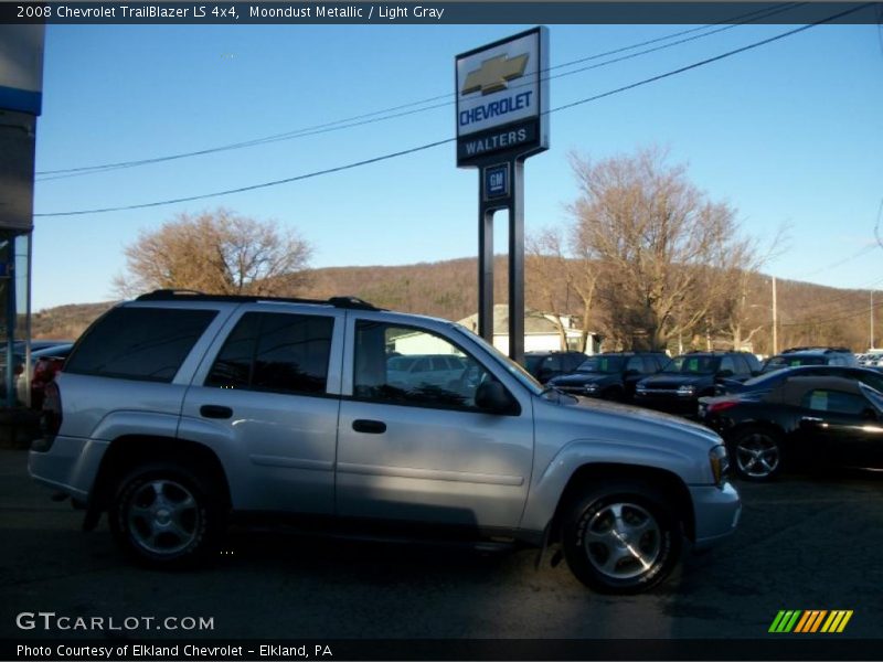 Moondust Metallic / Light Gray 2008 Chevrolet TrailBlazer LS 4x4