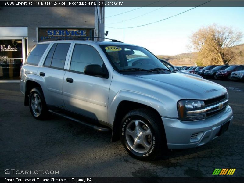 Moondust Metallic / Light Gray 2008 Chevrolet TrailBlazer LS 4x4