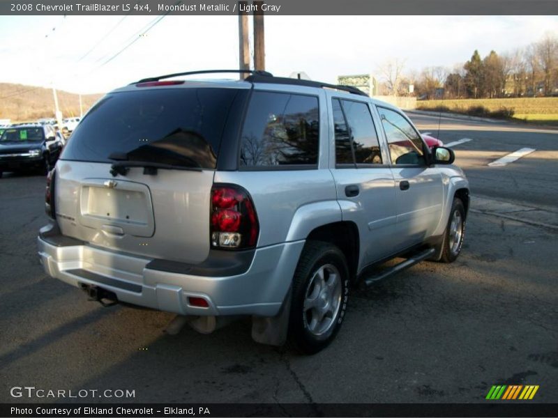 Moondust Metallic / Light Gray 2008 Chevrolet TrailBlazer LS 4x4