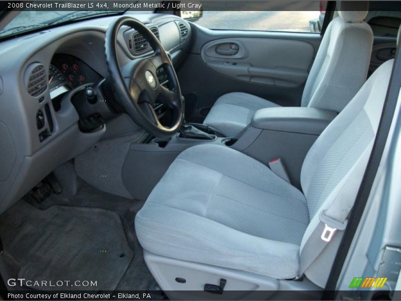 Moondust Metallic / Light Gray 2008 Chevrolet TrailBlazer LS 4x4