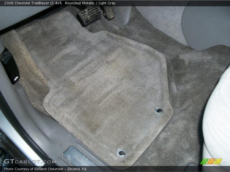 Moondust Metallic / Light Gray 2008 Chevrolet TrailBlazer LS 4x4