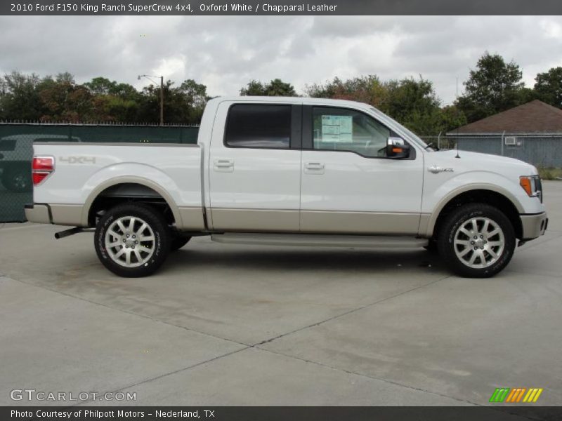Oxford White / Chapparal Leather 2010 Ford F150 King Ranch SuperCrew 4x4