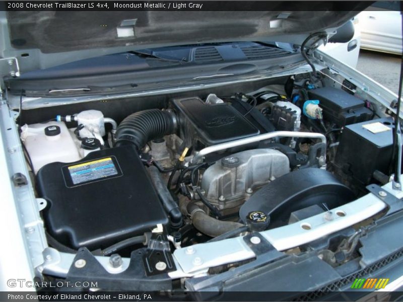 Moondust Metallic / Light Gray 2008 Chevrolet TrailBlazer LS 4x4