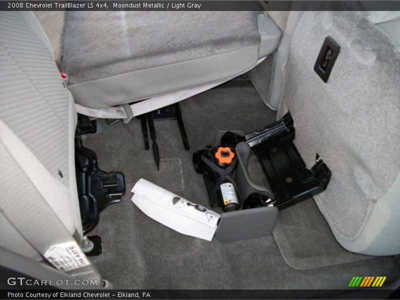 Moondust Metallic / Light Gray 2008 Chevrolet TrailBlazer LS 4x4