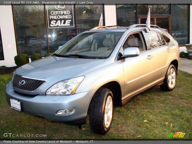 Breakwater Blue Metallic / Light Gray 2006 Lexus RX 330 AWD