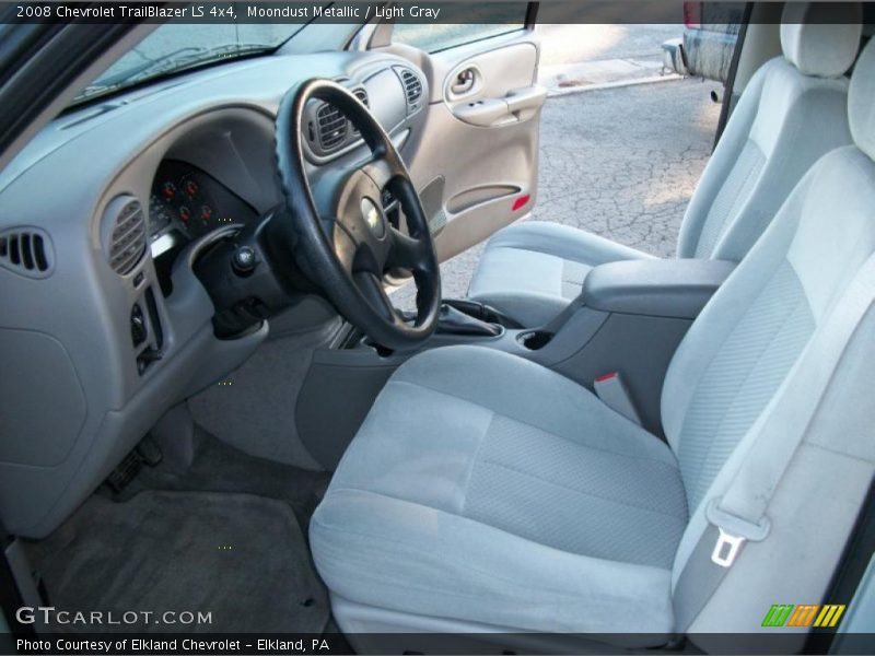 Moondust Metallic / Light Gray 2008 Chevrolet TrailBlazer LS 4x4