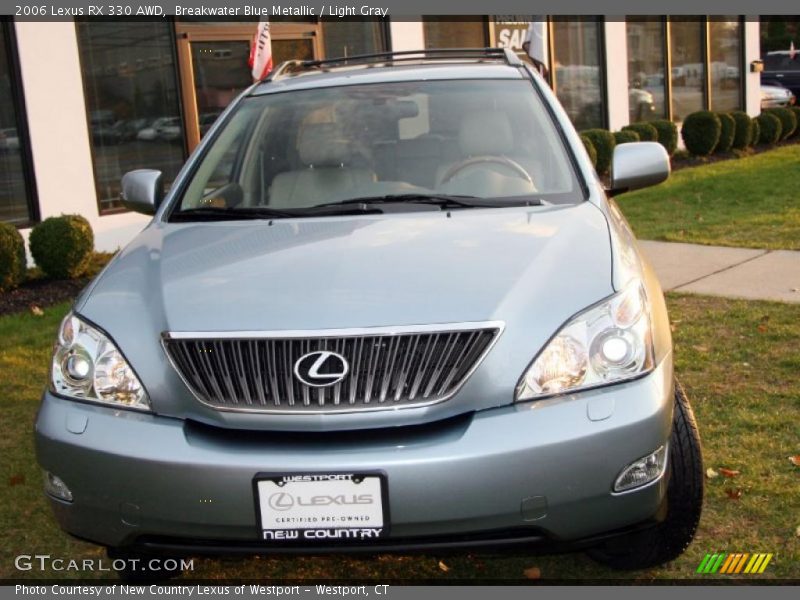 Breakwater Blue Metallic / Light Gray 2006 Lexus RX 330 AWD