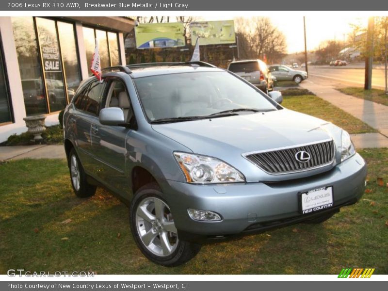 Breakwater Blue Metallic / Light Gray 2006 Lexus RX 330 AWD