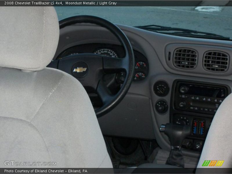 Moondust Metallic / Light Gray 2008 Chevrolet TrailBlazer LS 4x4