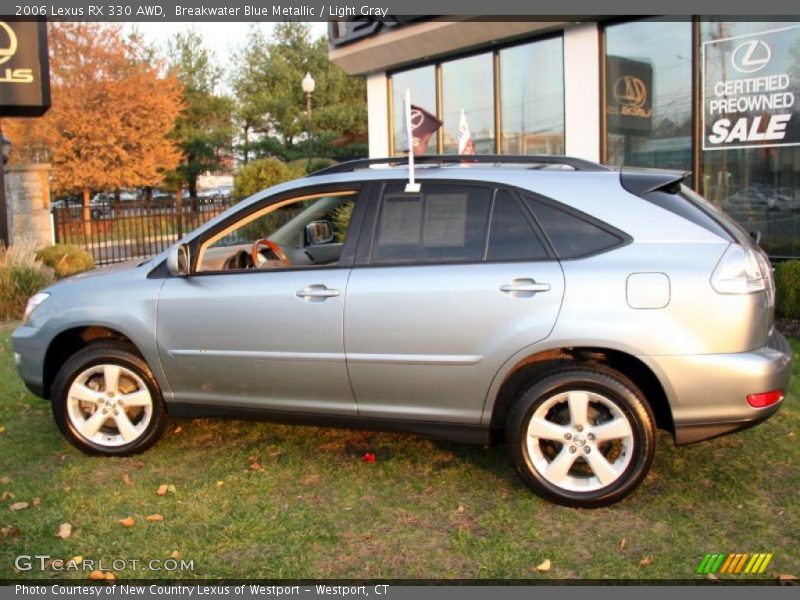 Breakwater Blue Metallic / Light Gray 2006 Lexus RX 330 AWD