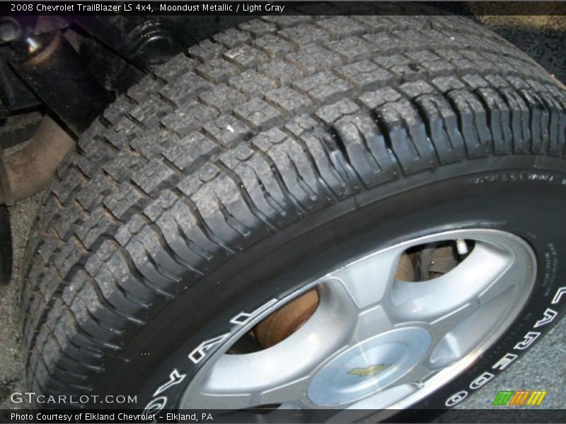 Moondust Metallic / Light Gray 2008 Chevrolet TrailBlazer LS 4x4
