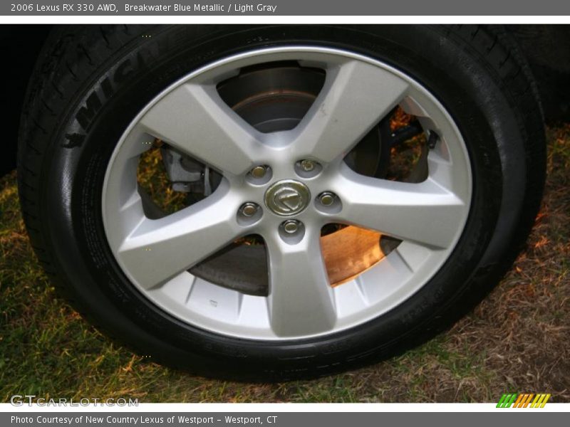 Breakwater Blue Metallic / Light Gray 2006 Lexus RX 330 AWD