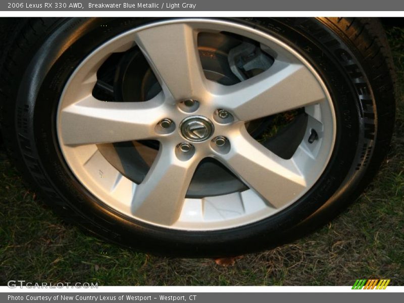 Breakwater Blue Metallic / Light Gray 2006 Lexus RX 330 AWD