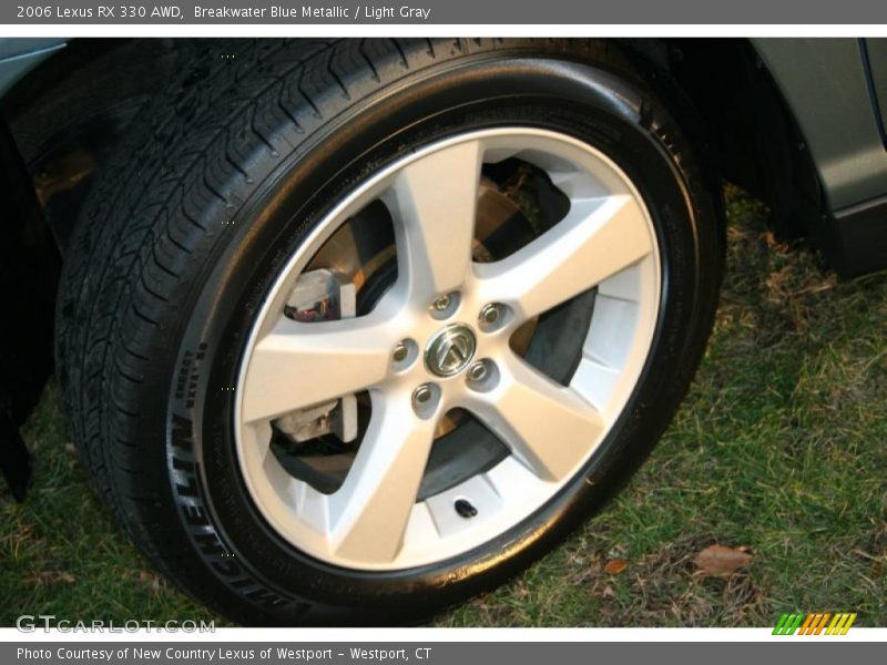 Breakwater Blue Metallic / Light Gray 2006 Lexus RX 330 AWD