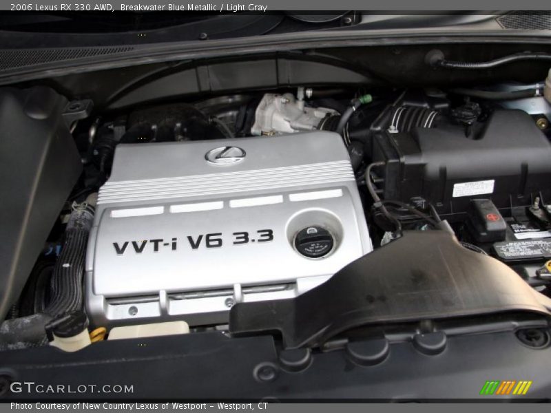 Breakwater Blue Metallic / Light Gray 2006 Lexus RX 330 AWD