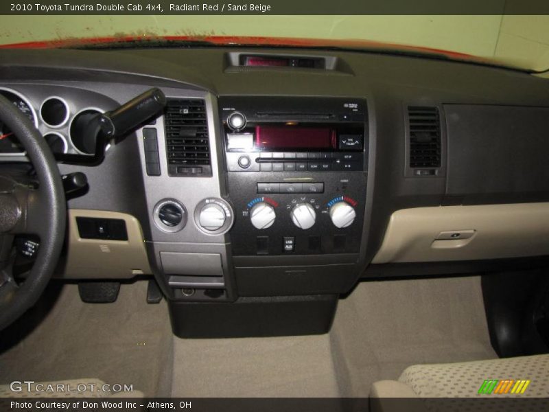 Radiant Red / Sand Beige 2010 Toyota Tundra Double Cab 4x4