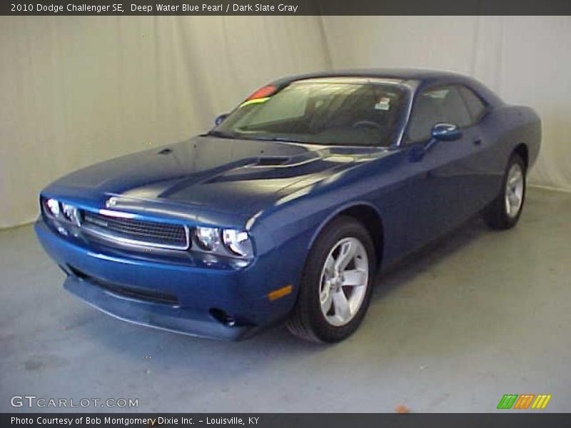 Deep Water Blue Pearl / Dark Slate Gray 2010 Dodge Challenger SE