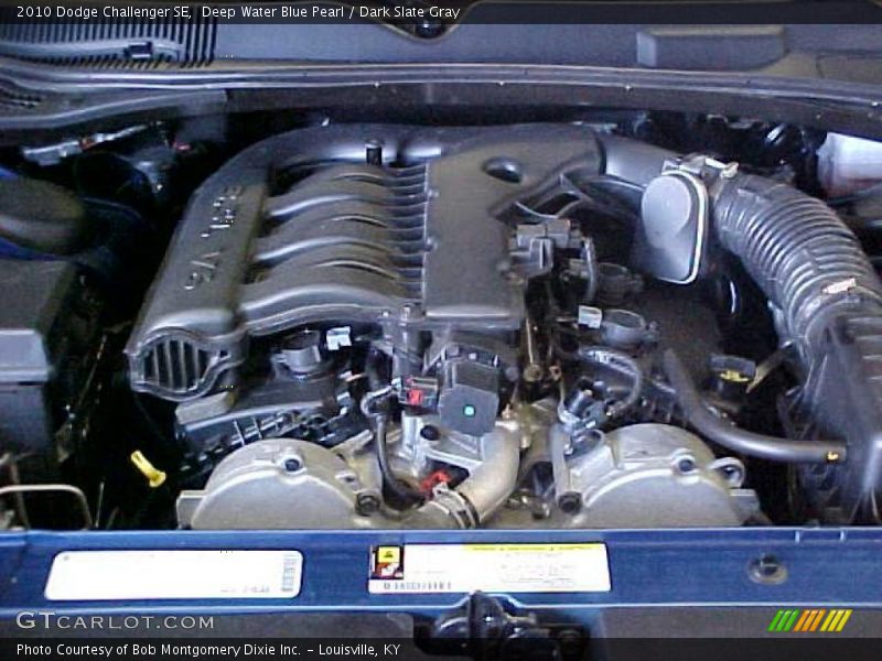 Deep Water Blue Pearl / Dark Slate Gray 2010 Dodge Challenger SE