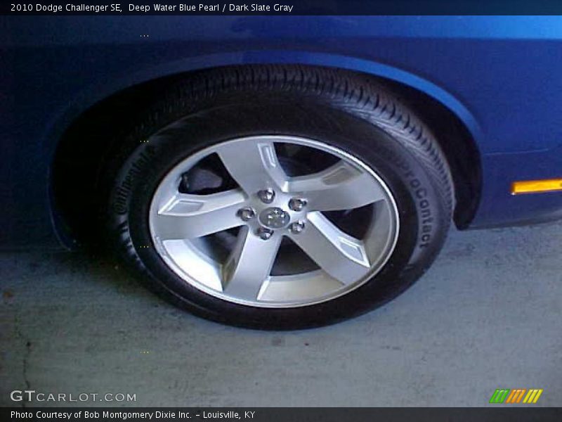 Deep Water Blue Pearl / Dark Slate Gray 2010 Dodge Challenger SE