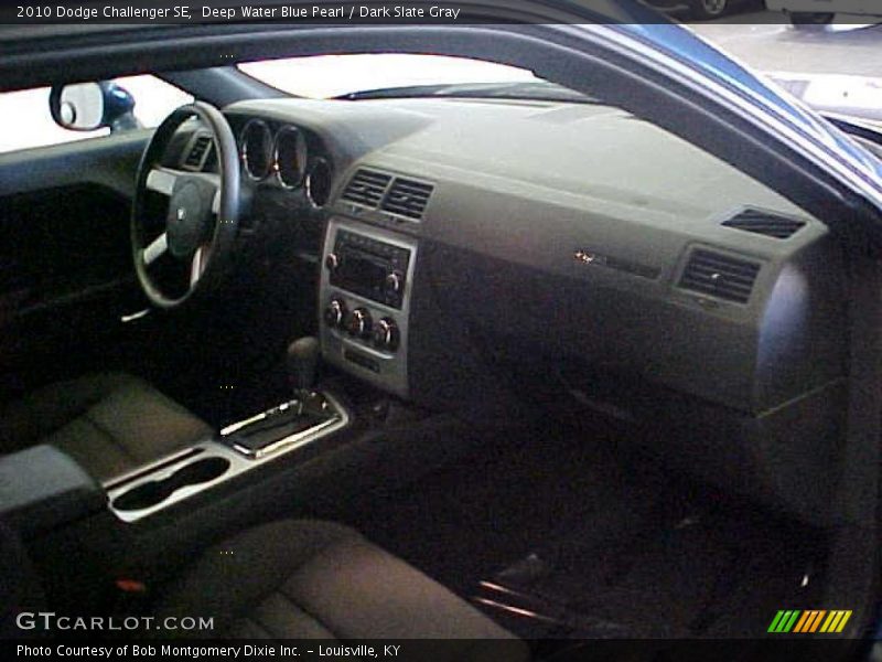 Deep Water Blue Pearl / Dark Slate Gray 2010 Dodge Challenger SE