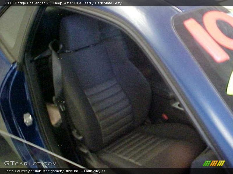 Deep Water Blue Pearl / Dark Slate Gray 2010 Dodge Challenger SE