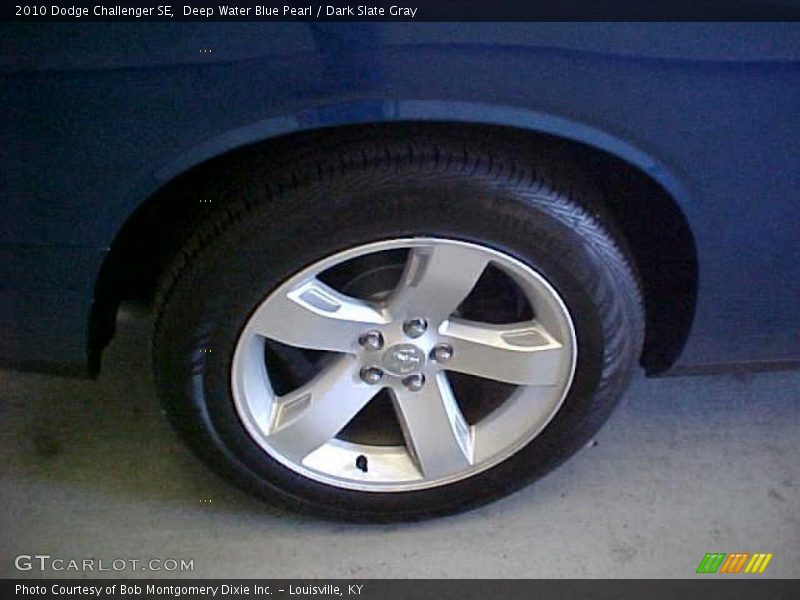 Deep Water Blue Pearl / Dark Slate Gray 2010 Dodge Challenger SE
