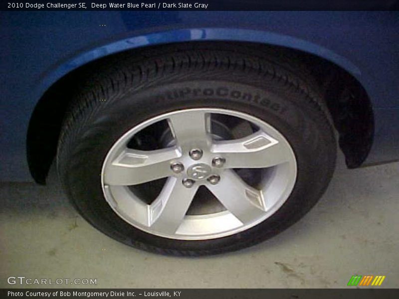Deep Water Blue Pearl / Dark Slate Gray 2010 Dodge Challenger SE