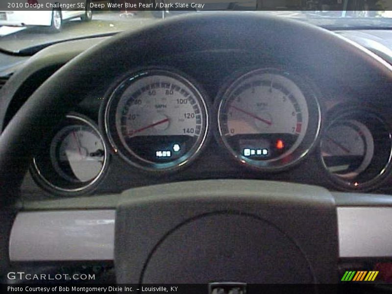 Deep Water Blue Pearl / Dark Slate Gray 2010 Dodge Challenger SE