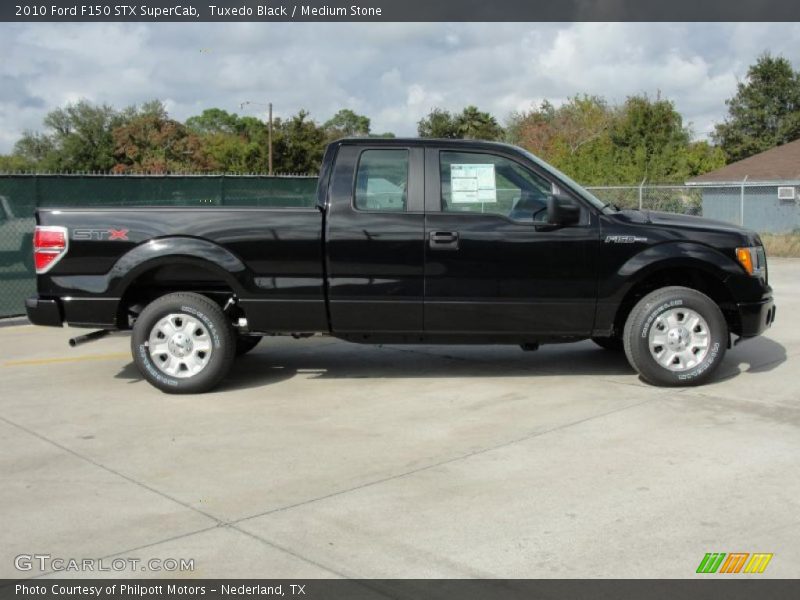 Tuxedo Black / Medium Stone 2010 Ford F150 STX SuperCab