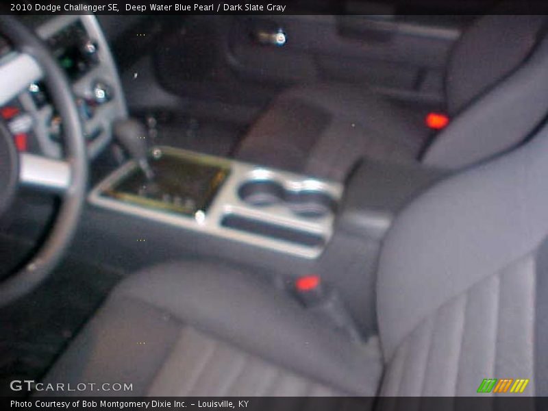 Deep Water Blue Pearl / Dark Slate Gray 2010 Dodge Challenger SE