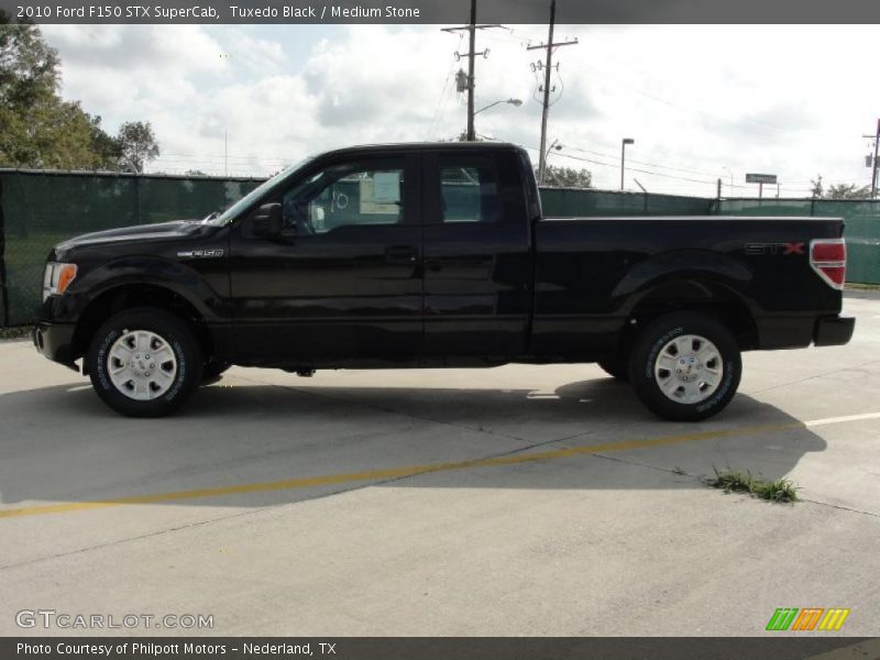 Tuxedo Black / Medium Stone 2010 Ford F150 STX SuperCab