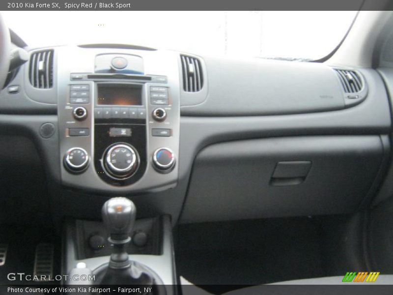 Spicy Red / Black Sport 2010 Kia Forte SX